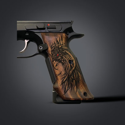 Cz Shadow 2 Ceviz Ağacı Lazer + Mine Logo 